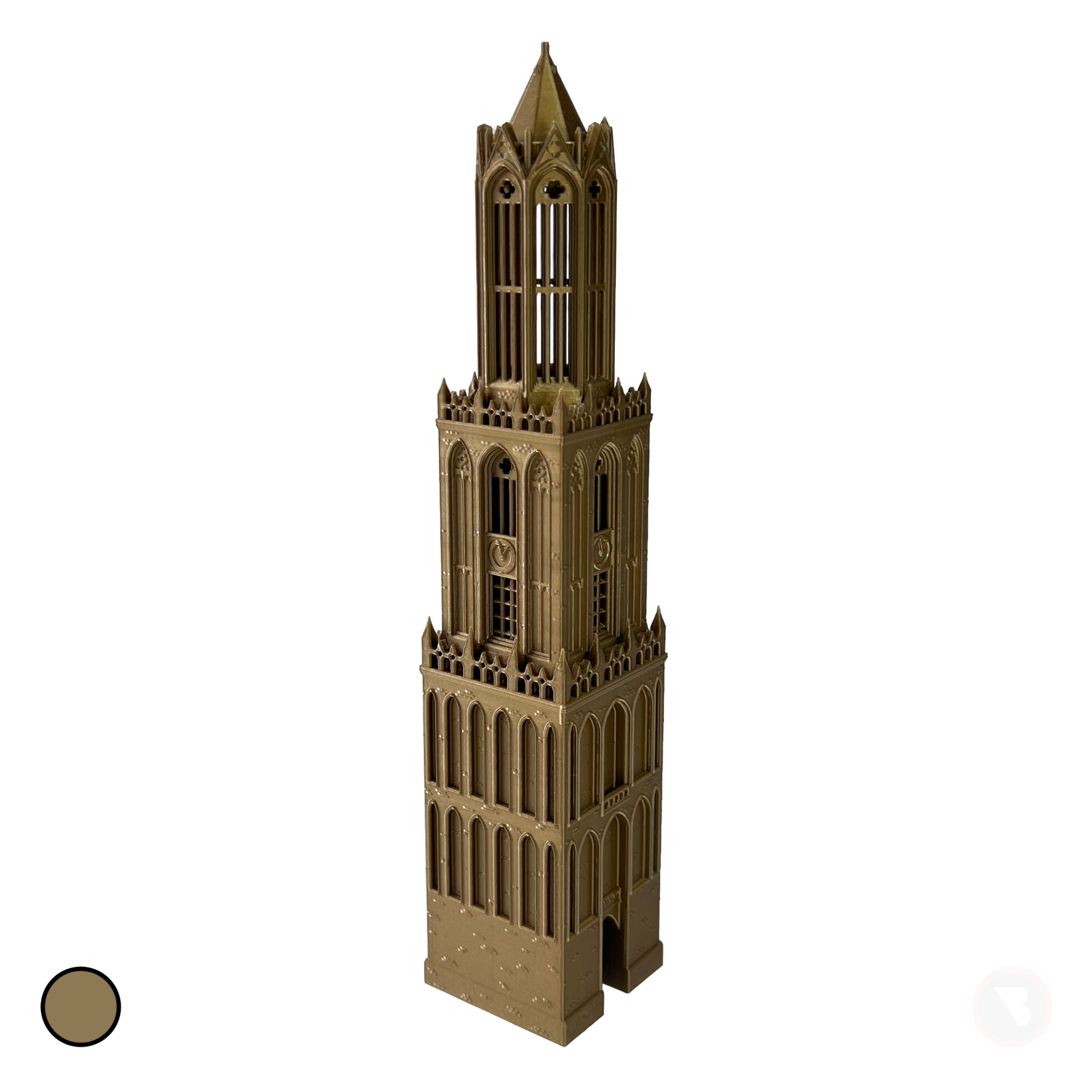 Domtoren | 25 cm | 35 cm | Goud