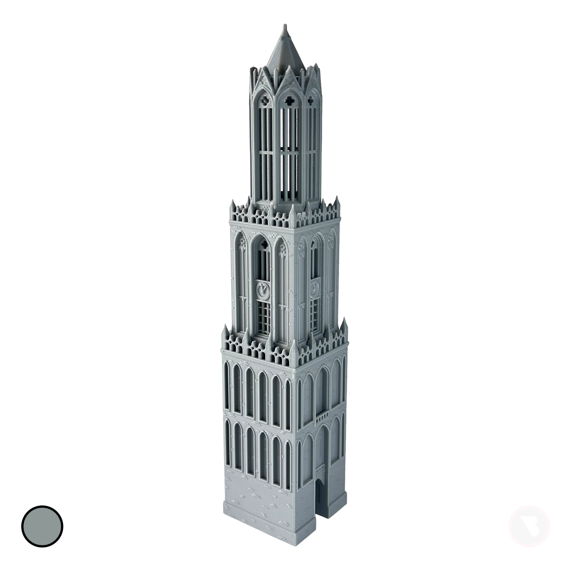 Domtoren | 25 cm | 35 cm | Zilver