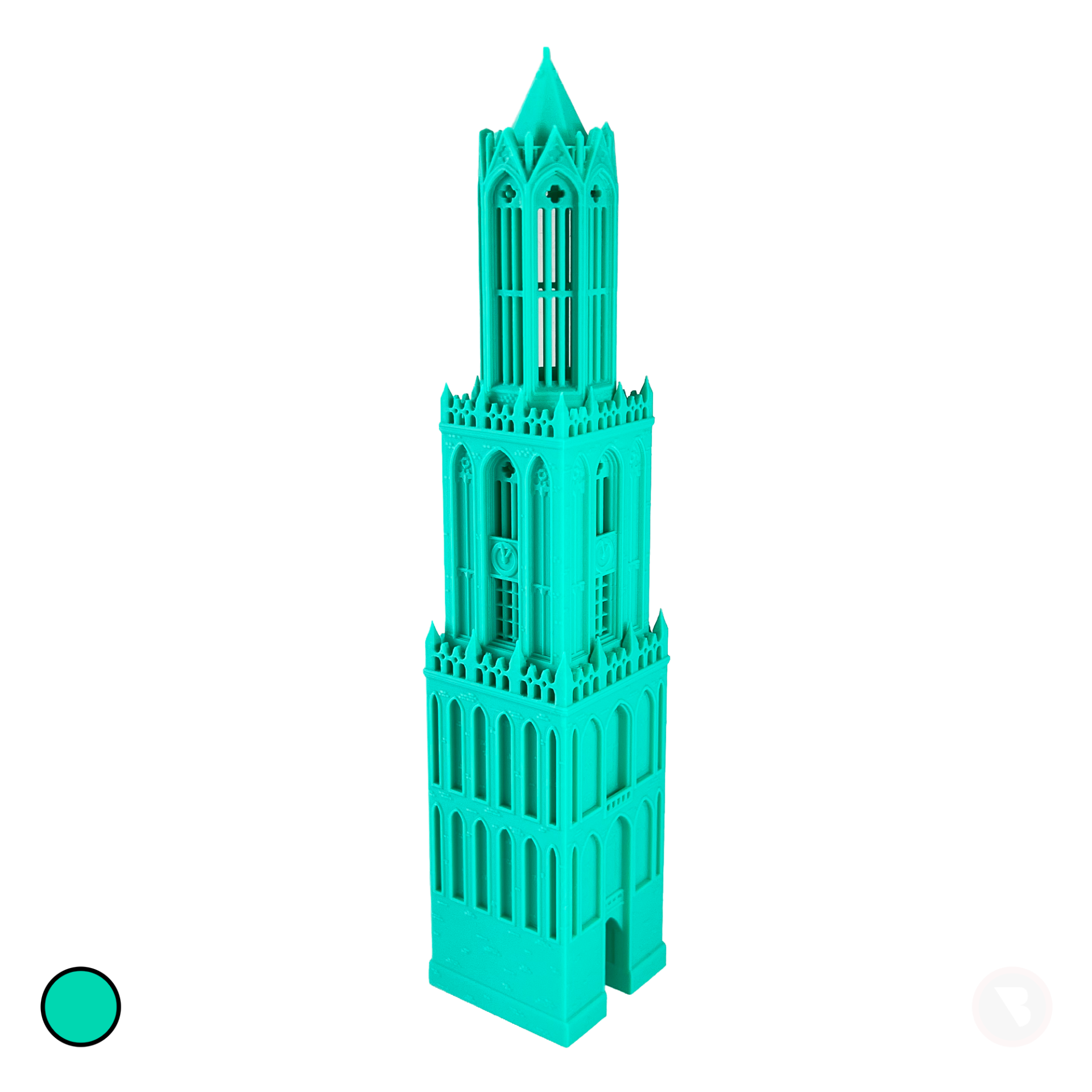 Domtoren | 25 cm | 35 cm | Mintgroen