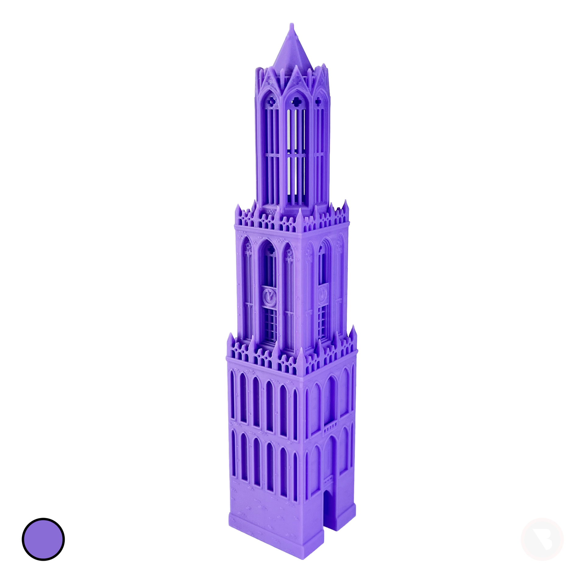 Domtoren | 25 cm | 35 cm | Paars