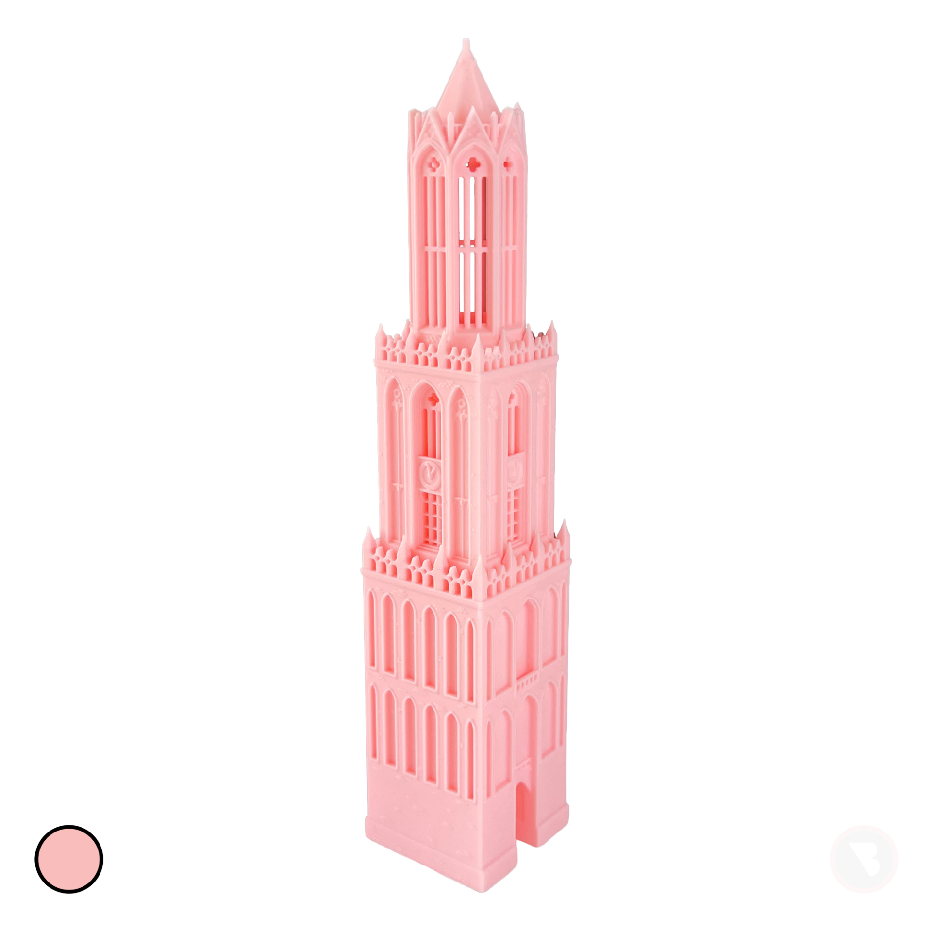 Domtoren | 25 cm | 35 cm | Roze