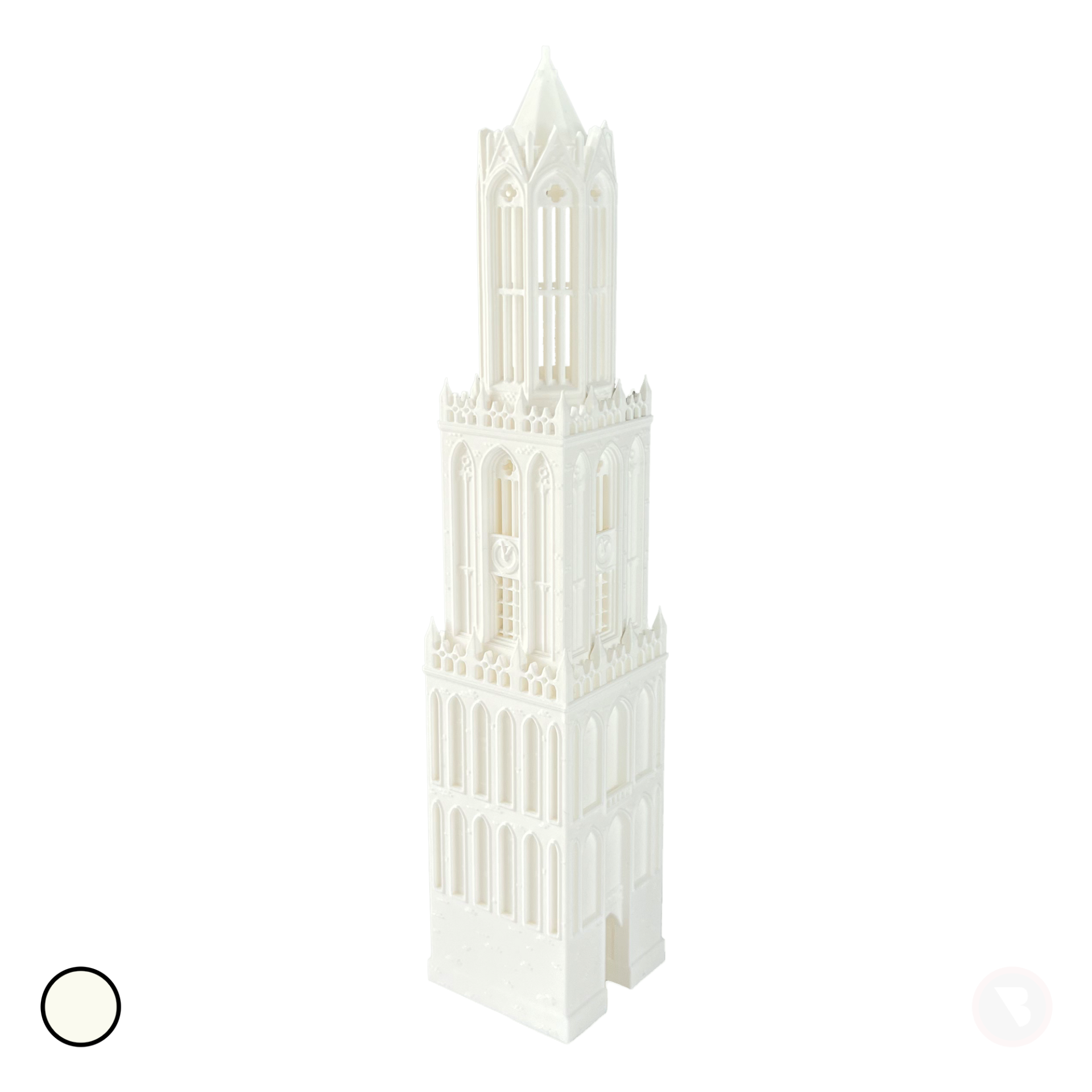 Domtoren | 25 cm | 35 cm | Wit