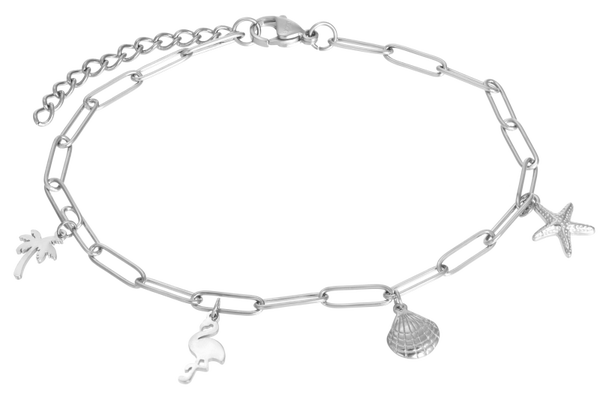 Enkel bandje Silver 23-4 cm 