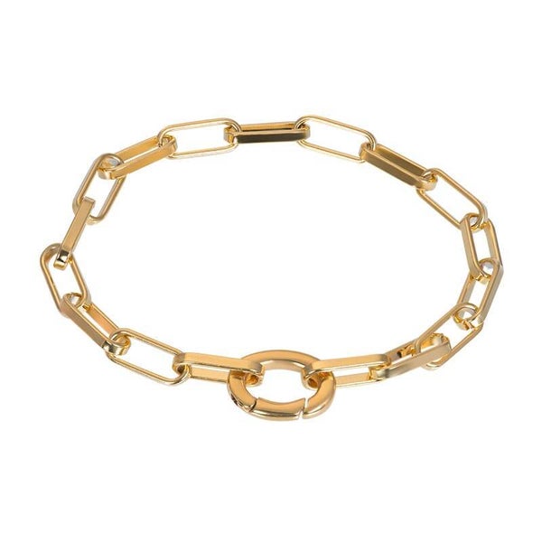 Armband Square chain 20cm Goud IXXXI Boho collectie