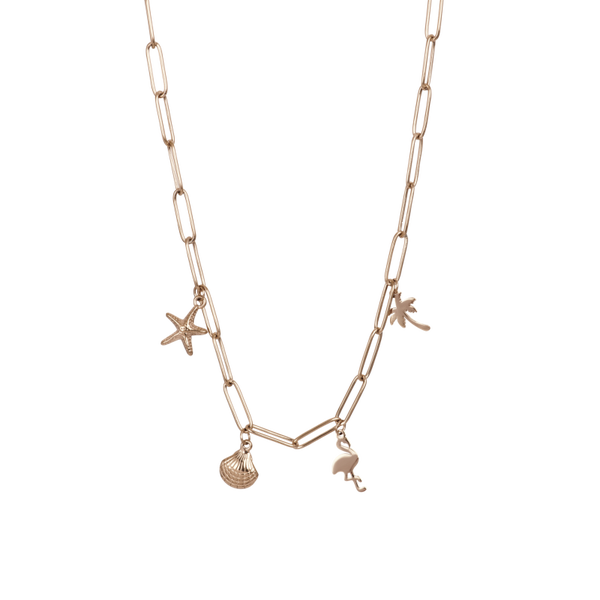 Collier rose/gold