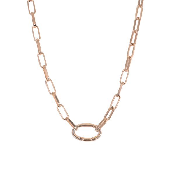 Collier Square Chain R/G 50cm IXXXI Boho collectie