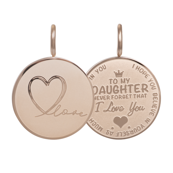 Hanger Dochter Love R/G klein IXXXI Boho collectie