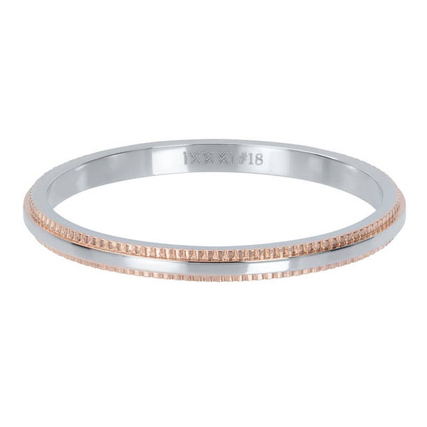 Double gear Silver/Rose Gold