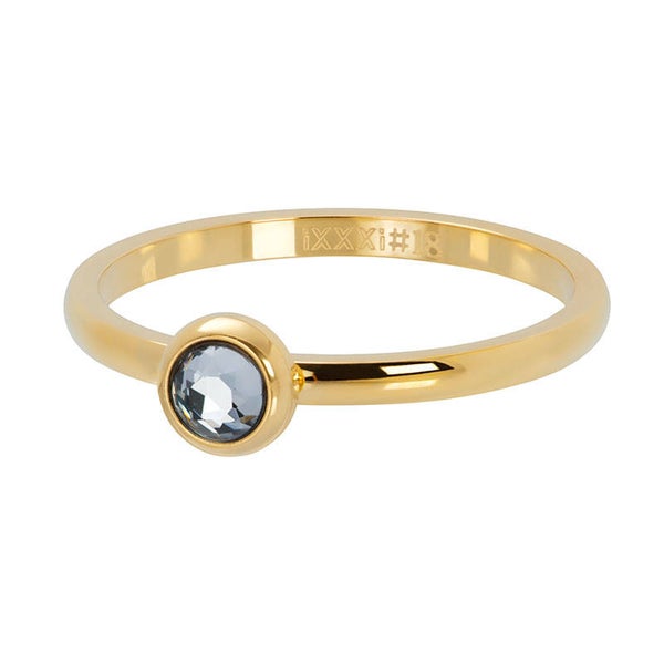 1 Zirconia White Gold