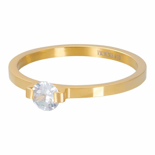 Mini glamour stone IXXXI vulring goud 2mm