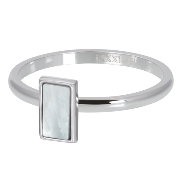 White Shell Stone Silver