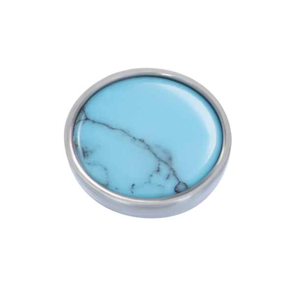 Top part - Bohemian Turquoise 7mm Zilver IXXXI Boho collectie
