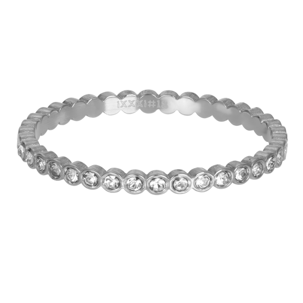 Small Circle Stone Zilver