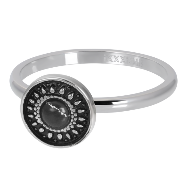 Vintage Black 2mm Zilver IXXXI Boho collectie