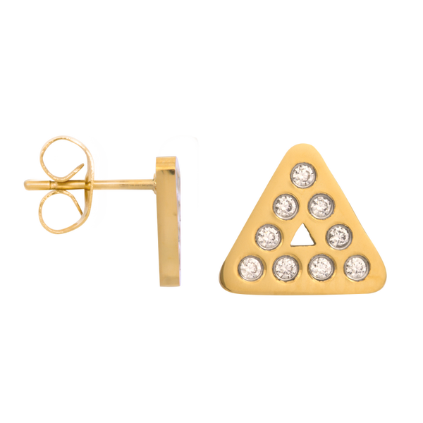 CreaARTive ear studs Design Triangle