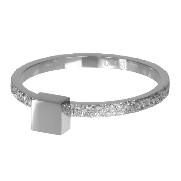 CreaARTive Vulring Abstract Square 2mm Zilver