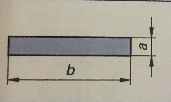 Breitflachstahl 200x6mm  Länge 6000mm