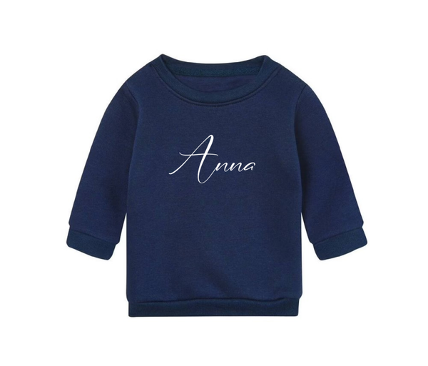 Sweater met naam (baby)