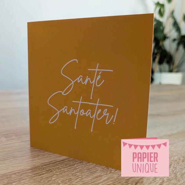 West-Vlaamse verjaardagskaart - Santé Santoater