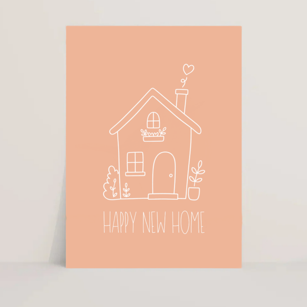 Kaart - happy  new home