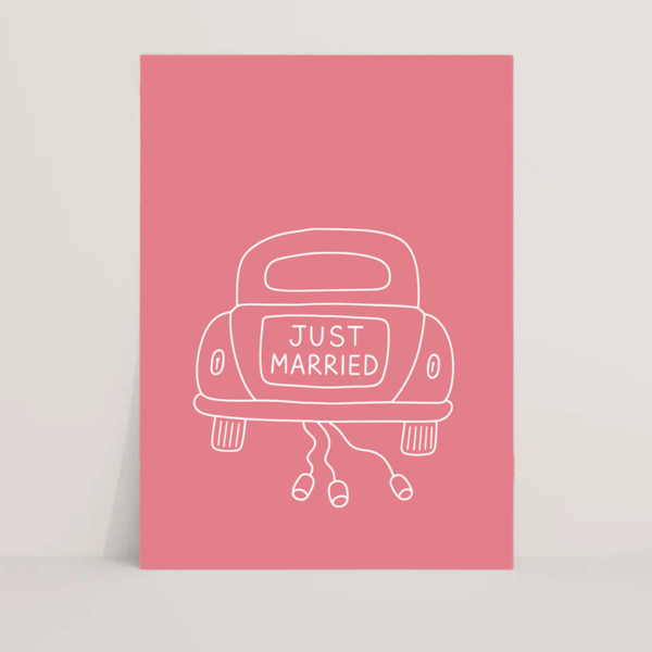 Kaart - just married