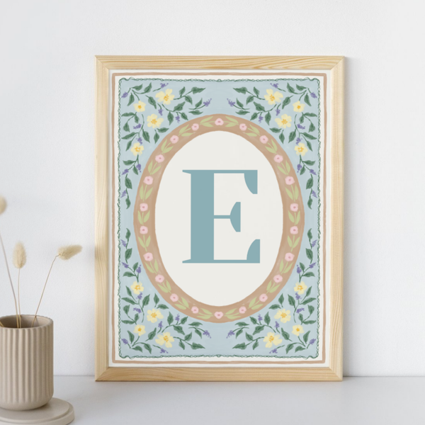 Alfabetprints kinderkamer