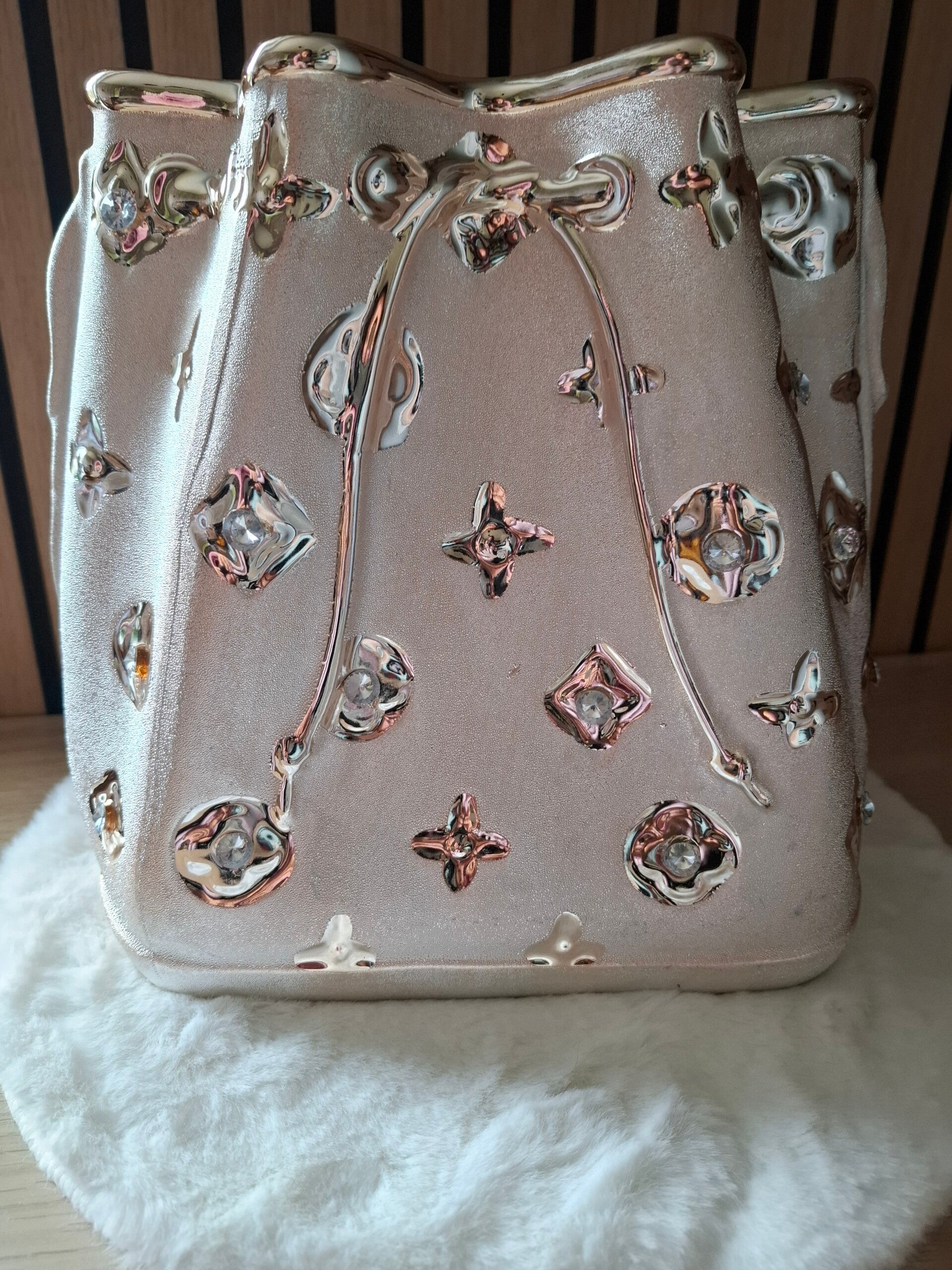 Mondeco handtas vaas - champagnekleur