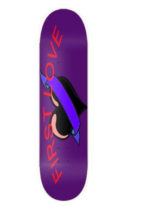 First Love Skateboards Heart