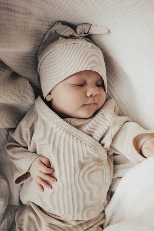 Knoopmutsje Zand Rib