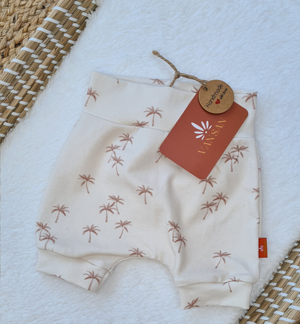 Kort Broekje Palmboom Crème VAN SAN