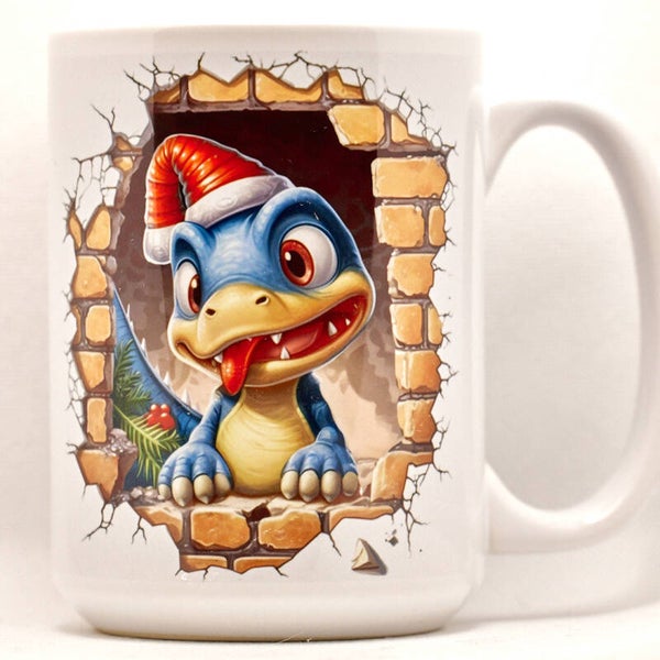 Blue Dino Mug