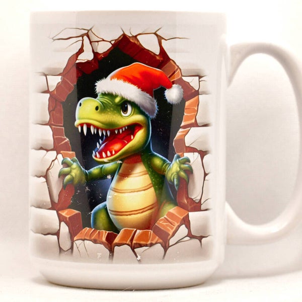 Green Dino Mug