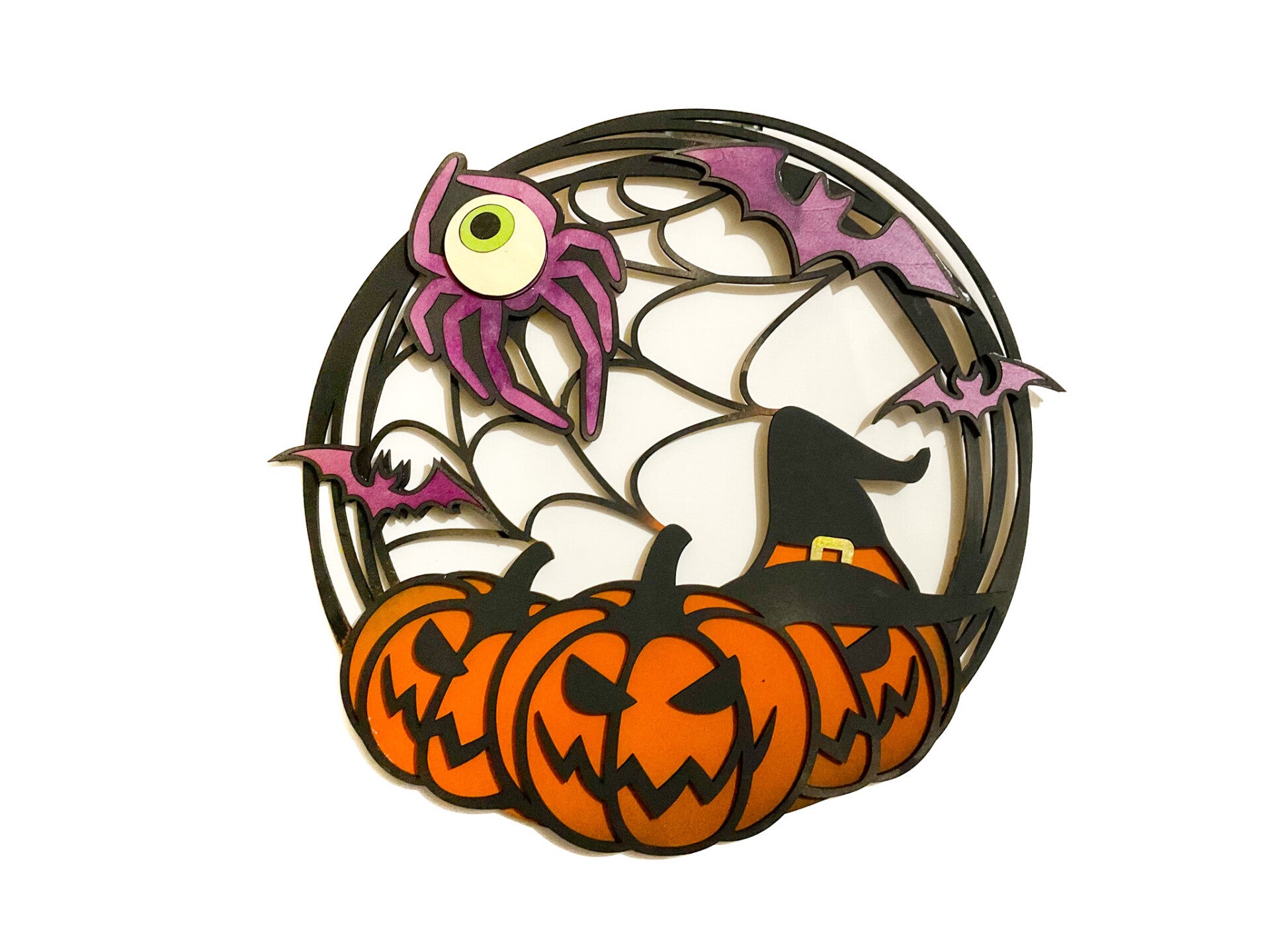 Wood-cut Halloween Wall Decoration