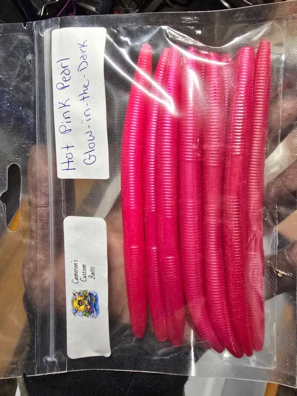 10 pk || 5" Stick Bait || Hot P!nk