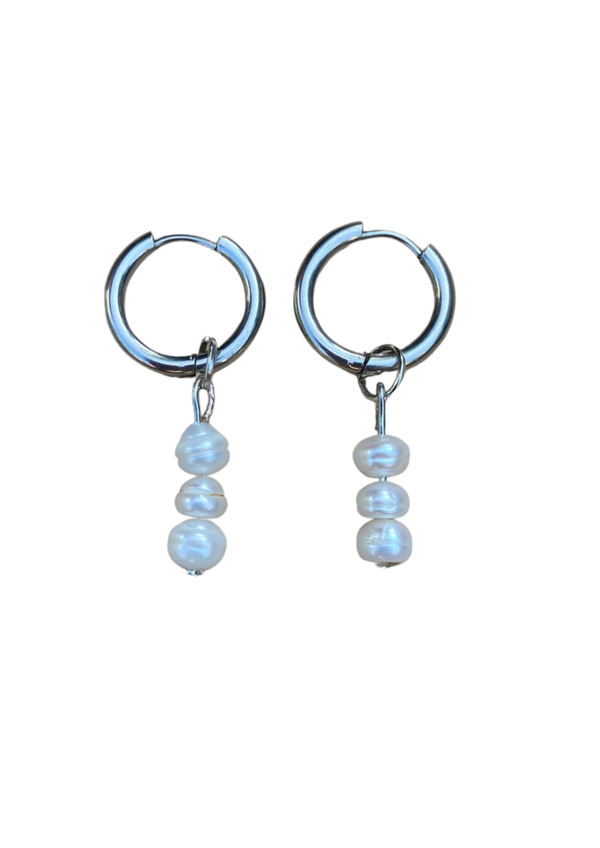 Pearl earrings