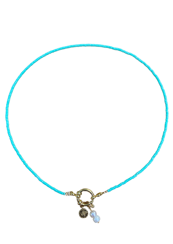 Romain coin necklace