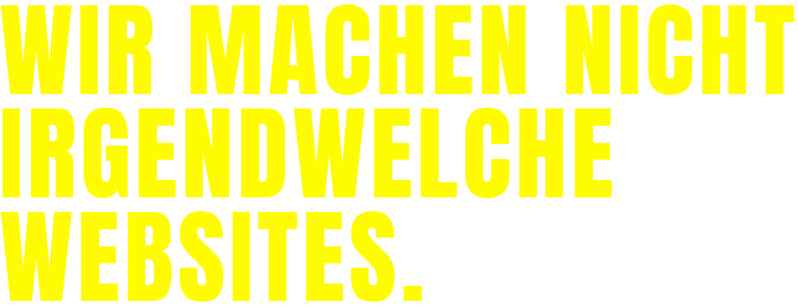 Wir machen nicht irgendwelche Websites | Essence Fotografie 