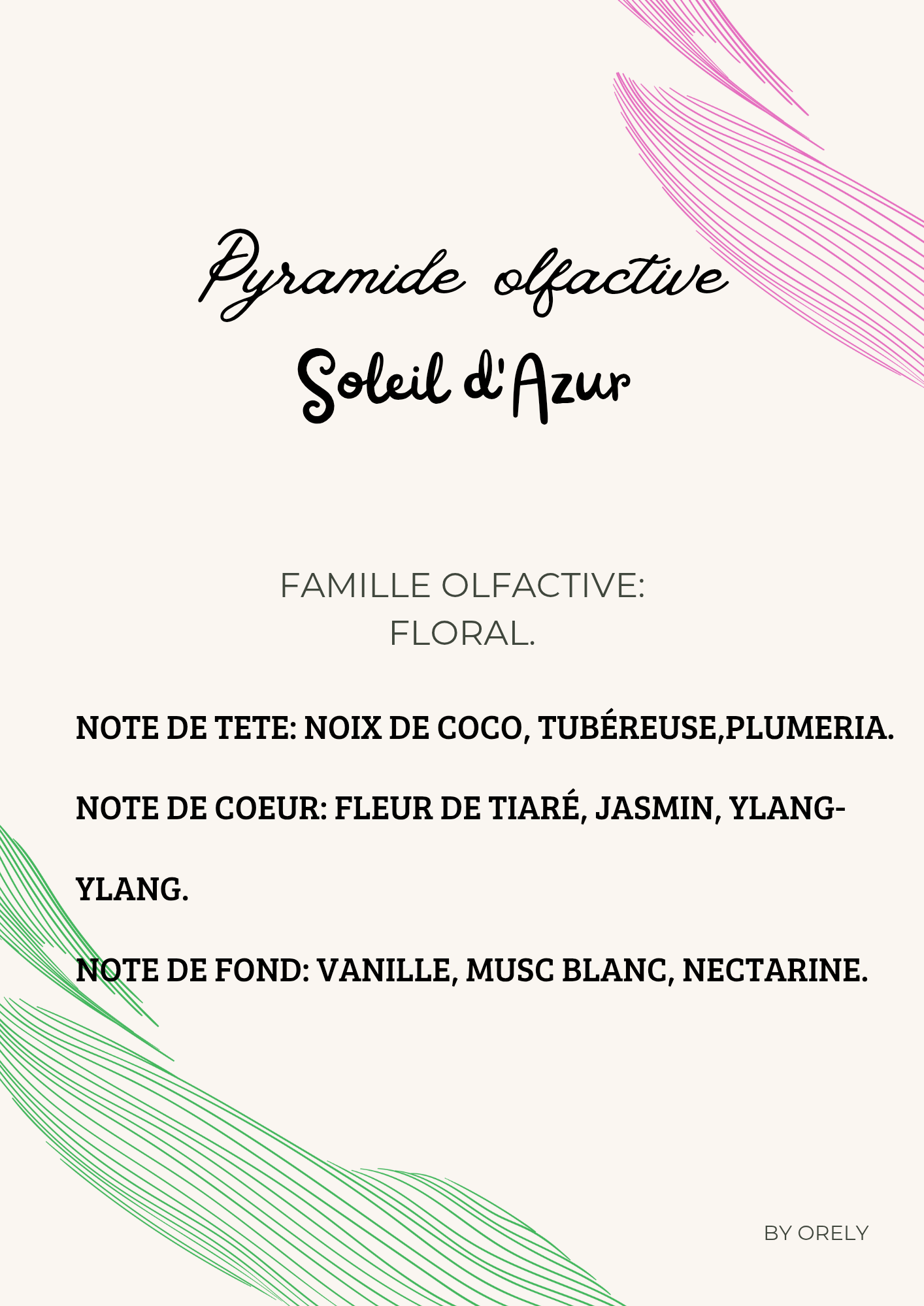 recharge 10ml " Soleil d'Azur"