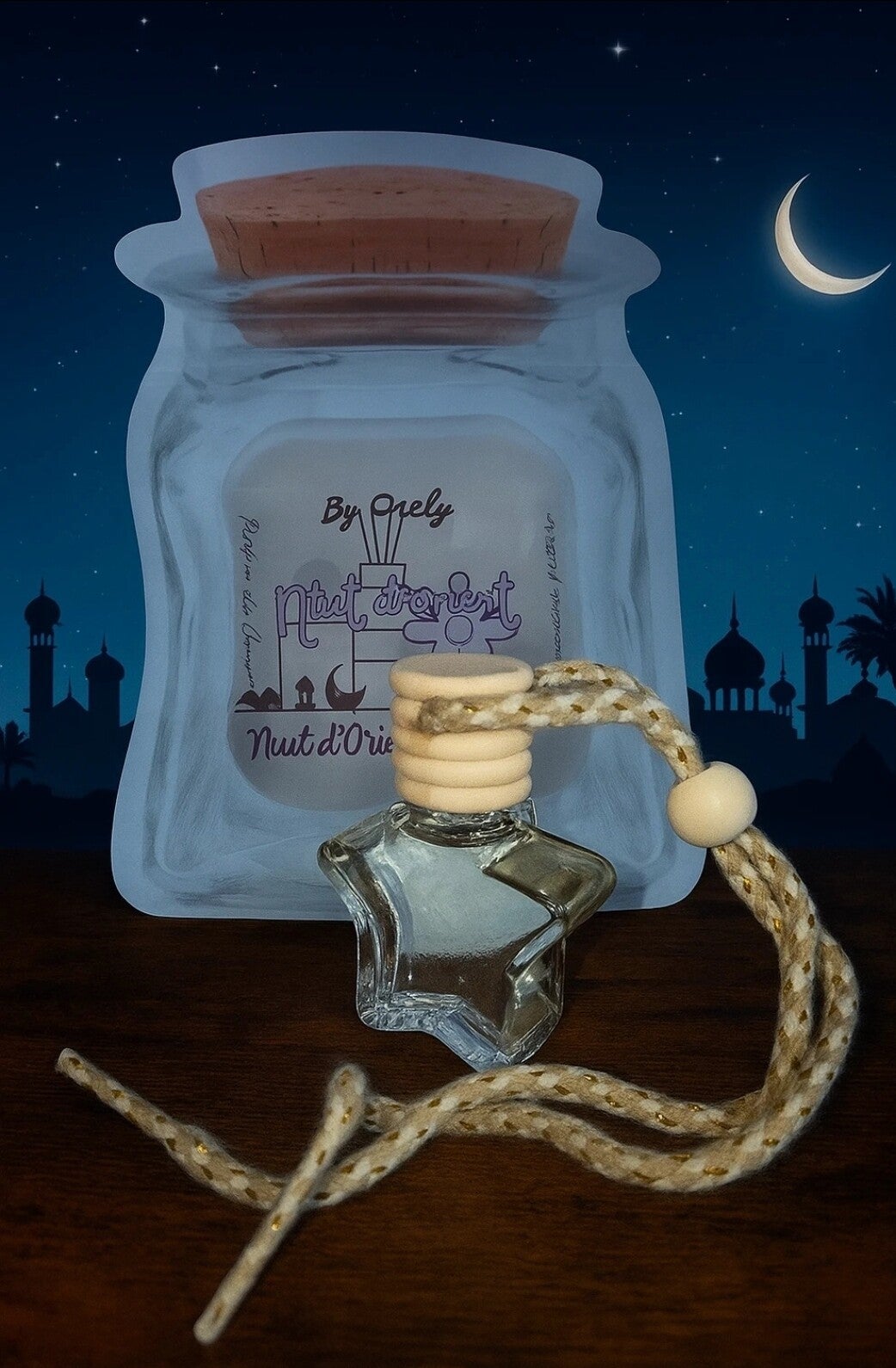 diffuseur étoile + parfum " nuit d'Orient"