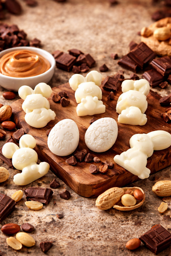 Lot 7 fondants parfumé chocolat cacahuète