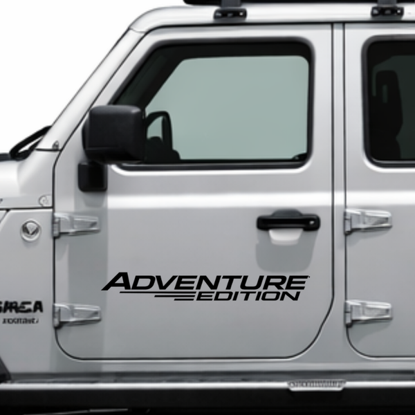 Adventure Edition Aufkleber – Premium Camper Sticker aus ORACAL® Folie – Vanlife & Offroad Decal für Wohnmobil, Camper & Auto