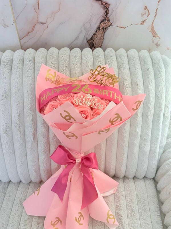 💖 Personalized Birthday Rose Bouquet 💕