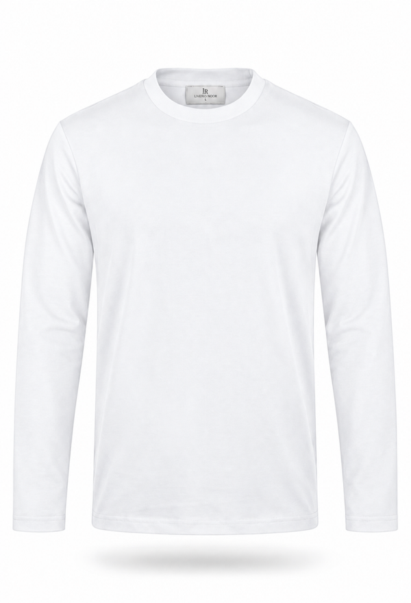 Longsleeve Glans wit