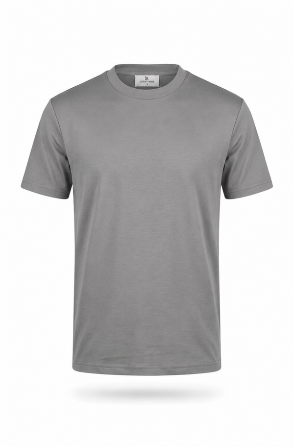 Glans T-shirt Grijs