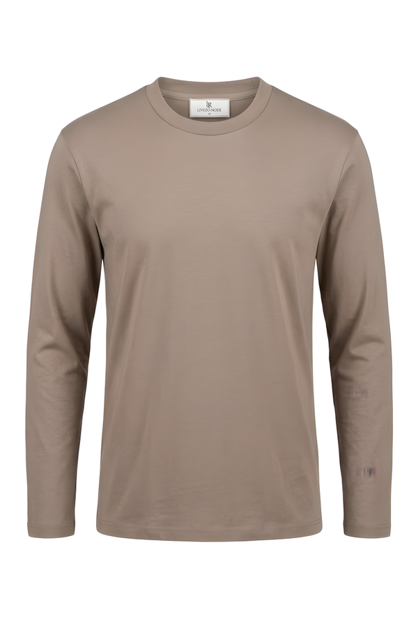 Longsleeve Glans camel