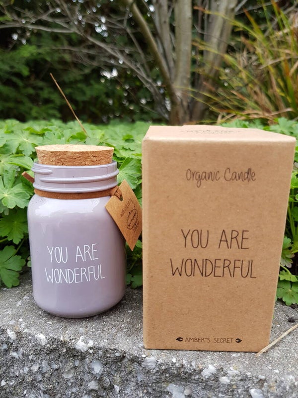 My Flame geurkaars "you are wonderful"