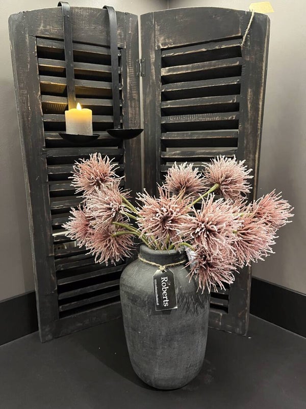 Distel Oud Roze Tak Met 3 Bloemen