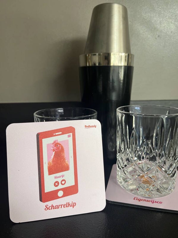 Onderzetter Redheady Scharrelkip