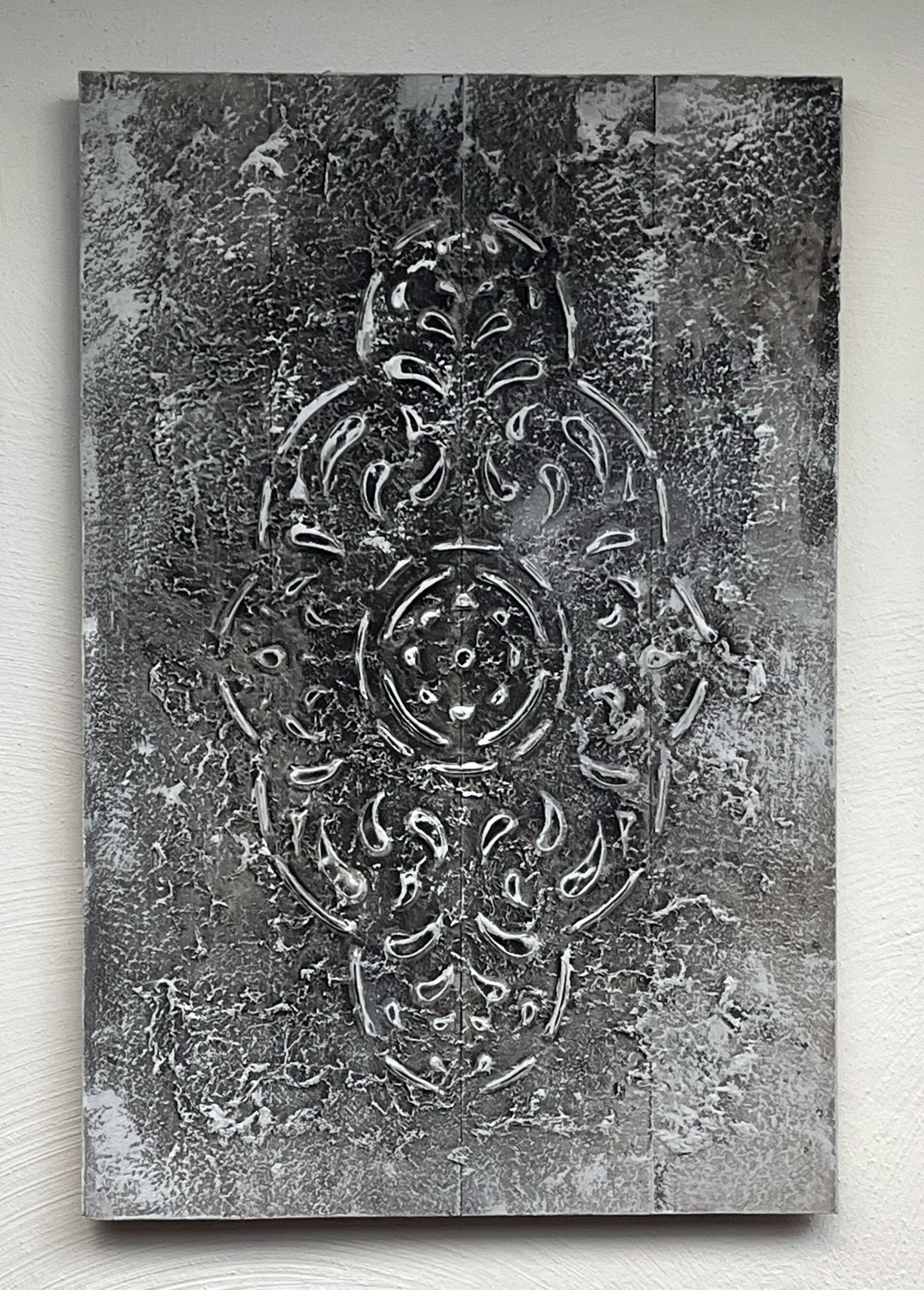 Wanddecoratie Hout Grijs Tinten