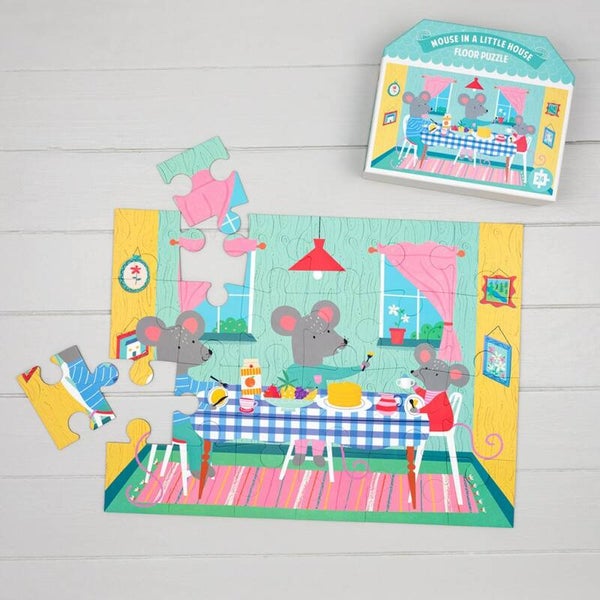 Rex London vloerpuzzel "mouse in a little house"